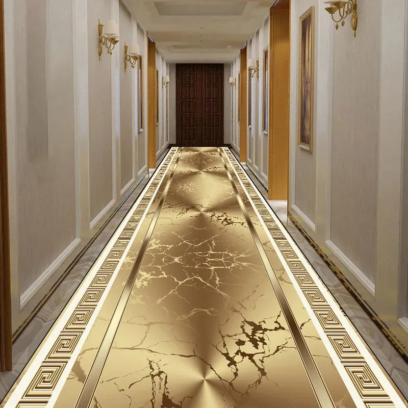 HGB20Luxury Golden Long Corridor Carpet Marble Decoration Hallway Carpets Living Room Bedroom Runners Rugs Hotel Hall AisleTRk3^
HGB20Luxury Golden Long Corridor Carpet Marble Decoration Hallway Carpets Living Room Bedroom Runners Rugs Hotel Hall AisleTRk3^