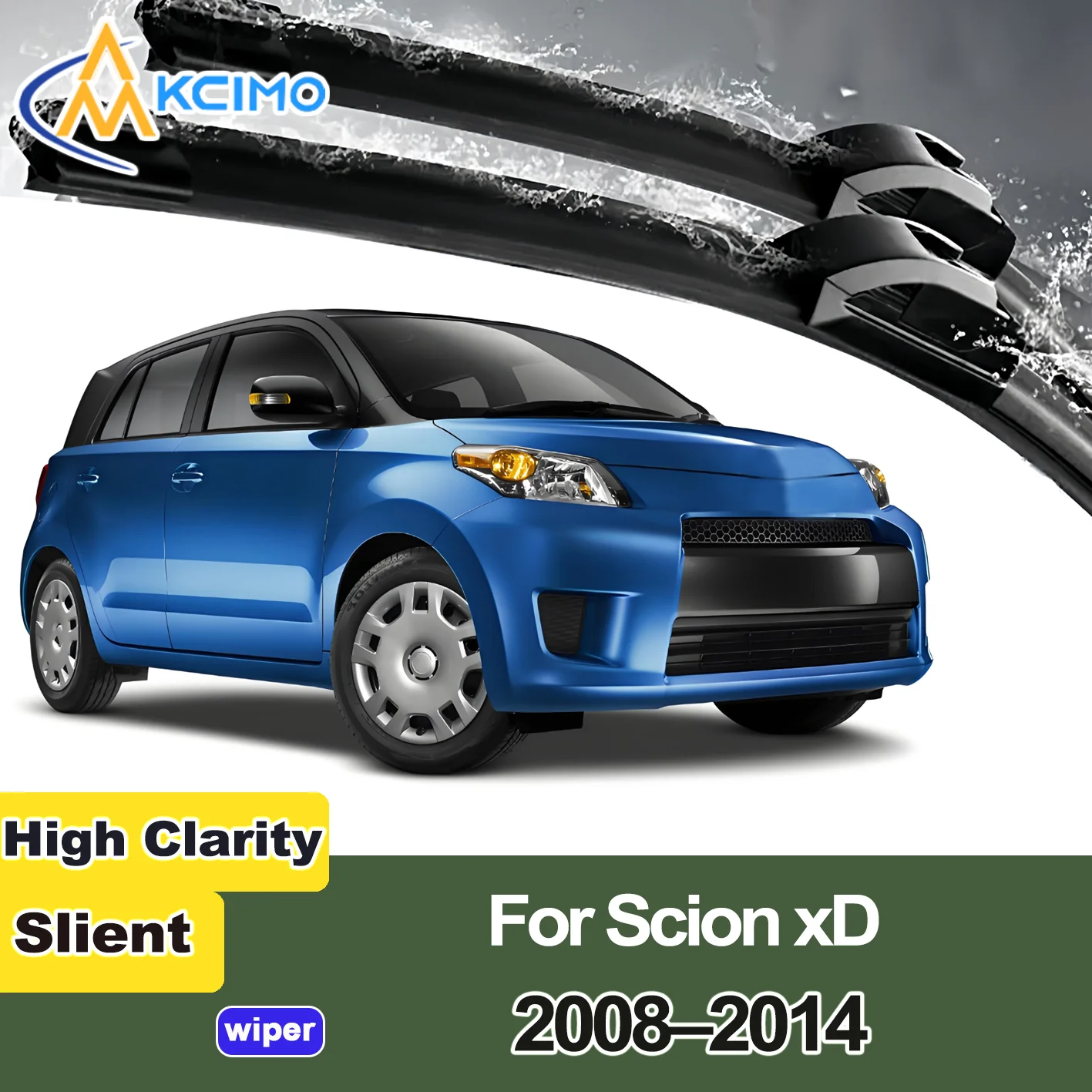 KCIMO 2PCS New Wiper Blades for Scion xD XP110 2008-2014 Toyota Ist (Japan, 2007-2016) Toyota Urban Rain Wiper Blade Brushes
KCIMO 2PCS New Wiper Blades for Scion xD XP110 2008-2014 Toyota Ist (Japan, 2007-2016) Toyota Urban Rain Wiper Blade Brushes