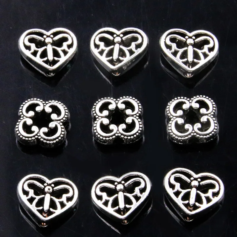 20pcs 2 Styles Charm Hollow Heart Butterfly Bead Spacer Plant Flowers DIY Jewelry Bracelets Handmade Making Material
20pcs 2 Styles Charm Hollow Heart Butterfly Bead Spacer Plant Flowers DIY Jewelry Bracelets Handmade Making Material