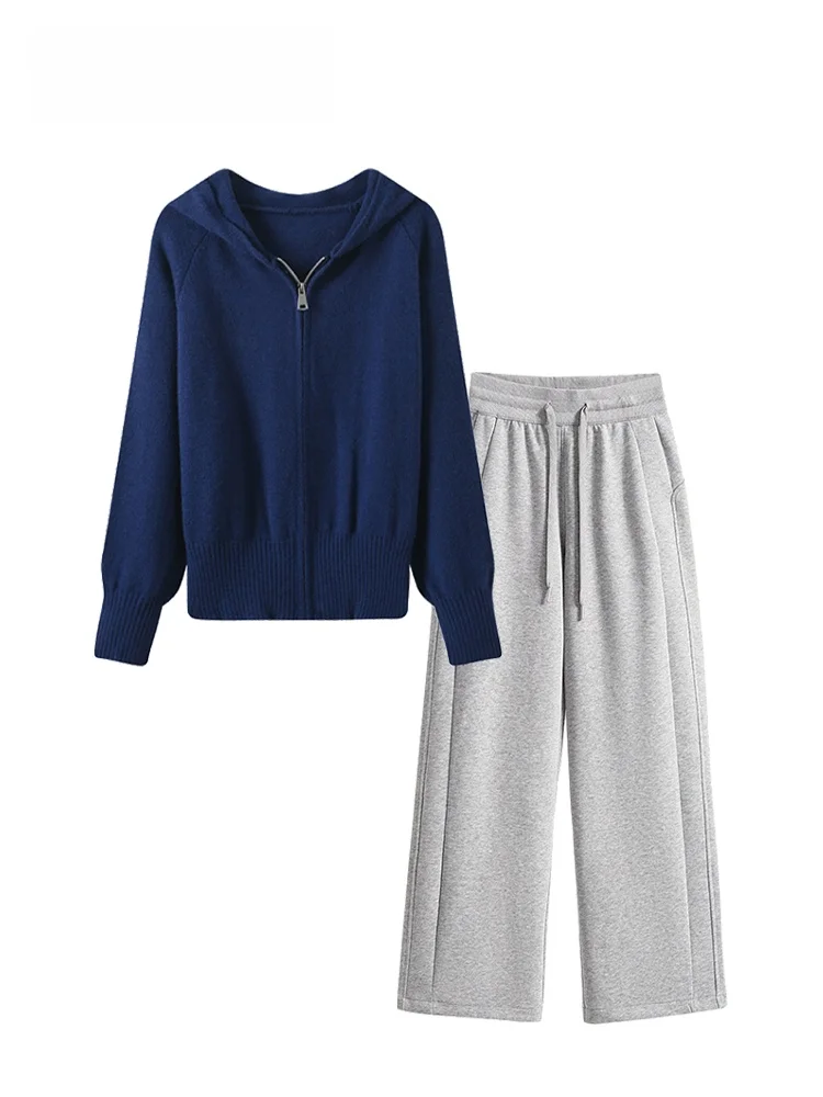 plus Size Knitted Hoodie Women's Autumn Winter Fat Sister Whole Set Sweatpants Casual Comfortable Polyester Long Sve Zipper
plus Size Knitted Hoodie Women's Autumn Winter Fat Sister Whole Set Sweatpants Casual Comfortable Polyester Long Sve Zipper