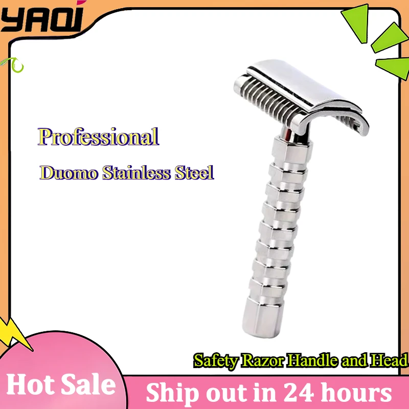 YAQI Duomo Stainless Steel Safety Razor for Men Stainless Steel - for Precision Shaving, Barber-Grade Men's Grooming Tool
YAQI Duomo Stainless Steel Safety Razor for Men Stainless Steel - for Precision Shaving, Barber-Grade Men's Grooming Tool
