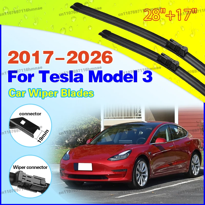 Щетки стеклоочистителя (28+17 дюймов) для Tesla Model 3 2017-2026, аксессуары для автомобиля, 2018 2019 2020 2021 2022
Щетки стеклоочистителя (28+17 дюймов) для Tesla Model 3 2017-2026, аксессуары для автомобиля, 2018 2019 2020 2021 2022