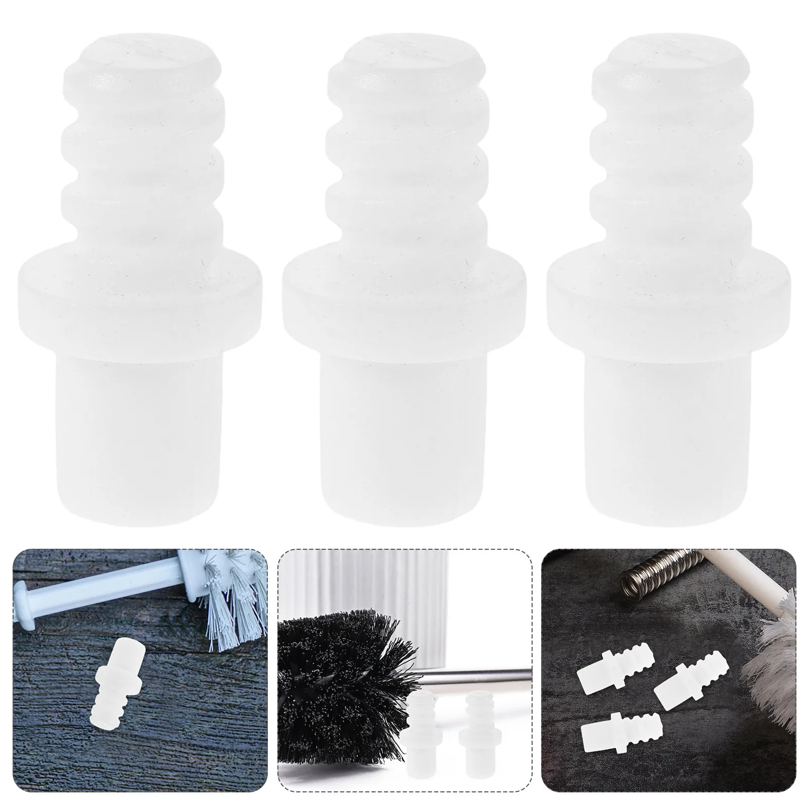 20Pcs Toilet Brush Handle Accessory Spiral Joint Connector for Brush Pole Adapter Head Fixing Replacement Ergonomic Secure
20Pcs Toilet Brush Handle Accessory Spiral Joint Connector for Brush Pole Adapter Head Fixing Replacement Ergonomic Secure