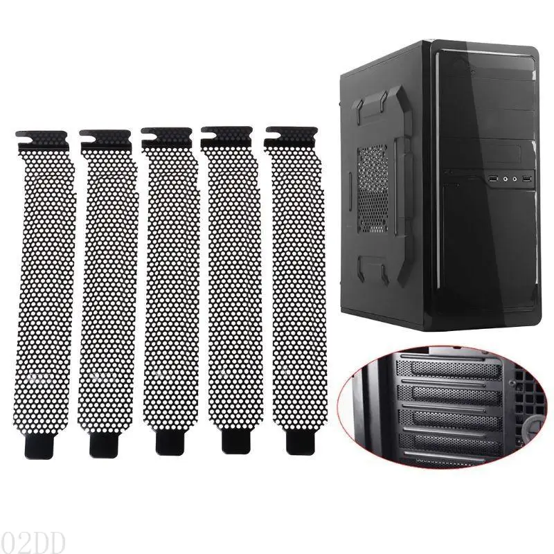 AP28 5PCS Ventilation Deflector PCI Slot Cover Frame Chassis Bits Block Cooling Fan Dust Filter for PC Computer for Case
AP28 5PCS Ventilation Deflector PCI Slot Cover Frame Chassis Bits Block Cooling Fan Dust Filter for PC Computer for Case