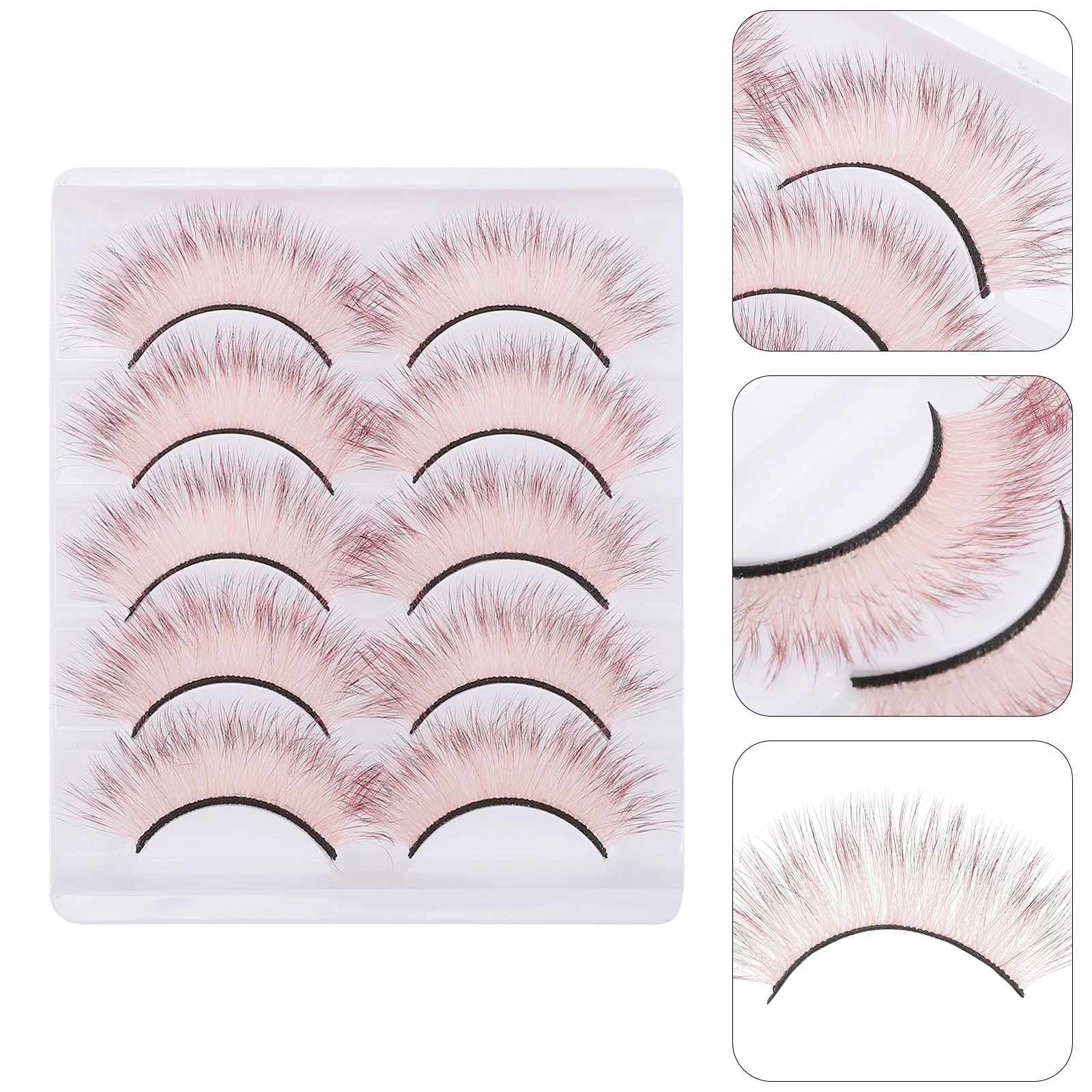 5Pairs Colored False Eyelashes Trendy Design for Stage Party Makeup Fake Lashes Cosplay Colored Lashes False Eyelashes 
5Pairs Colored False Eyelashes Trendy Design for Stage Party Makeup Fake Lashes Cosplay Colored Lashes False Eyelashes