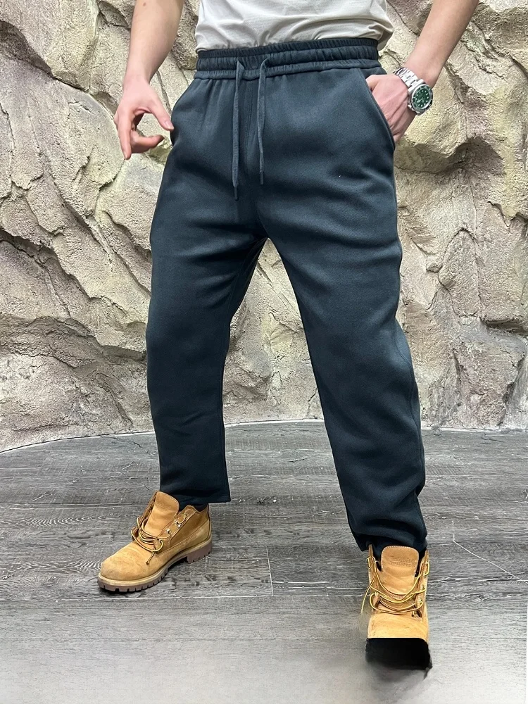 Waterproof Mixed Wool Silk Fce Lined Thiened Men's Sweatpants Straight Leg Spor Sle Youth Casual Pants for Autumn Wi...
Waterproof Mixed Wool Silk Fce Lined Thiened Men's Sweatpants Straight Leg Spor Sle Youth Casual Pants for Autumn Wi...