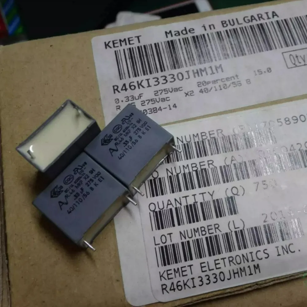 10pcs/lot AV 0.33uf/275VAC 330nf u33 334 Brand New 15mm Film Capacitor R46KI333000M1M R46KI3330JHM1M
10pcs/lot AV 0.33uf/275VAC 330nf u33 334 Brand New 15mm Film Capacitor R46KI333000M1M R46KI3330JHM1M