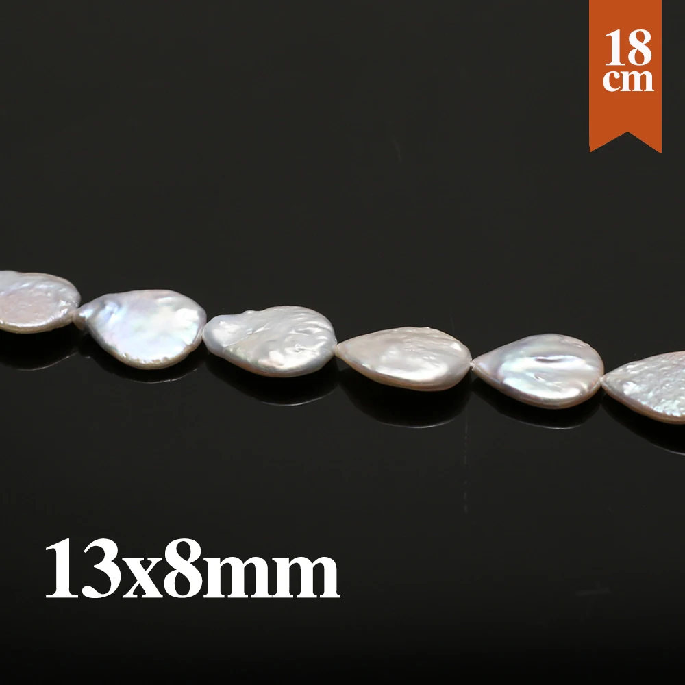18CM Baroque Pearl Beads Water Drop Shape Natural Freshwater Pearl Loose Beaded for Women Making DIY Necklace Bracelets 13X8mm
18CM Baroque Pearl Beads Water Drop Shape Natural Freshwater Pearl Loose Beaded for Women Making DIY Necklace Bracelets 13X8mm