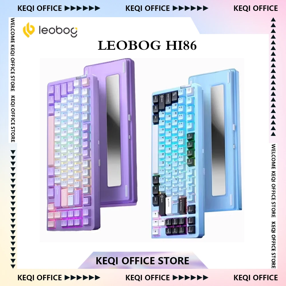 LEOBOG Hi86 Mechanical Keyboard Three-mode Aluminum Alloy Hot-Swap RGB Light Gasket Game Keyboard Customized Esports Accessories
LEOBOG Hi86 Mechanical Keyboard Three-mode Aluminum Alloy Hot-Swap RGB Light Gasket Game Keyboard Customized Esports Accessories