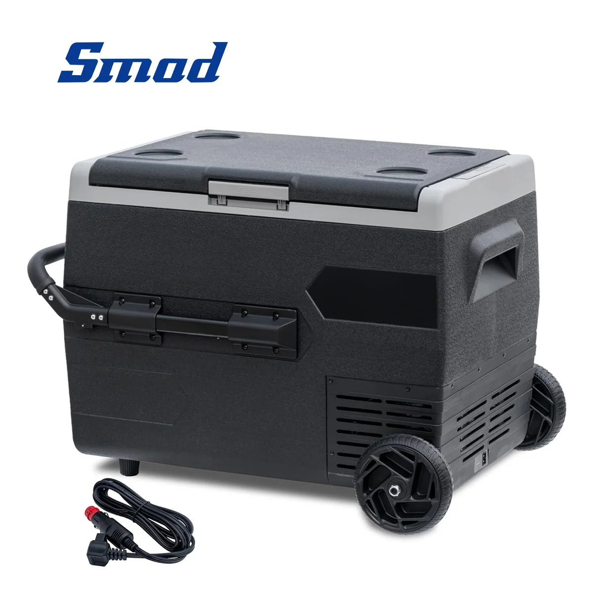 Smad 65L Car Refrigerator 12/24DC Portable Freezer with Cup Holder Fridge with Removeble Basket Wheels led Lighting for RV
Smad 65L Car Refrigerator 12/24DC Portable Freezer with Cup Holder Fridge with Removeble Basket Wheels led Lighting for RV