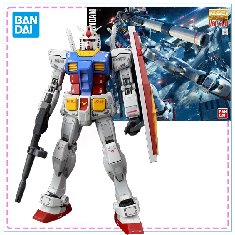 Bandai MG 1/100 RX-78-2 Gundam Ver.3.0 Genuine Gunpla Model Genuine Gundam Model Kit Action Figures Assembly Model Boys Toys
Bandai MG 1/100 RX-78-2 Gundam Ver.3.0 Genuine Gunpla Model Genuine Gundam Model Kit Action Figures Assembly Model Boys Toys