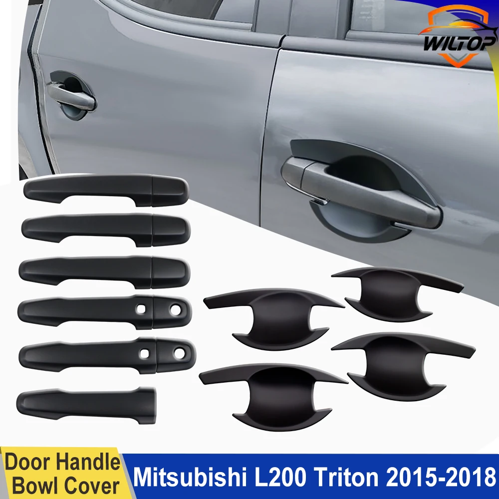 Door Handle Bowl Cover For Mitsubishi L200 Triton 2015-2018 ABS Exterior Auto Parts Protector Matte Black Car Accessorie Sticker
Door Handle Bowl Cover For Mitsubishi L200 Triton 2015-2018 ABS Exterior Auto Parts Protector Matte Black Car Accessorie Sticker