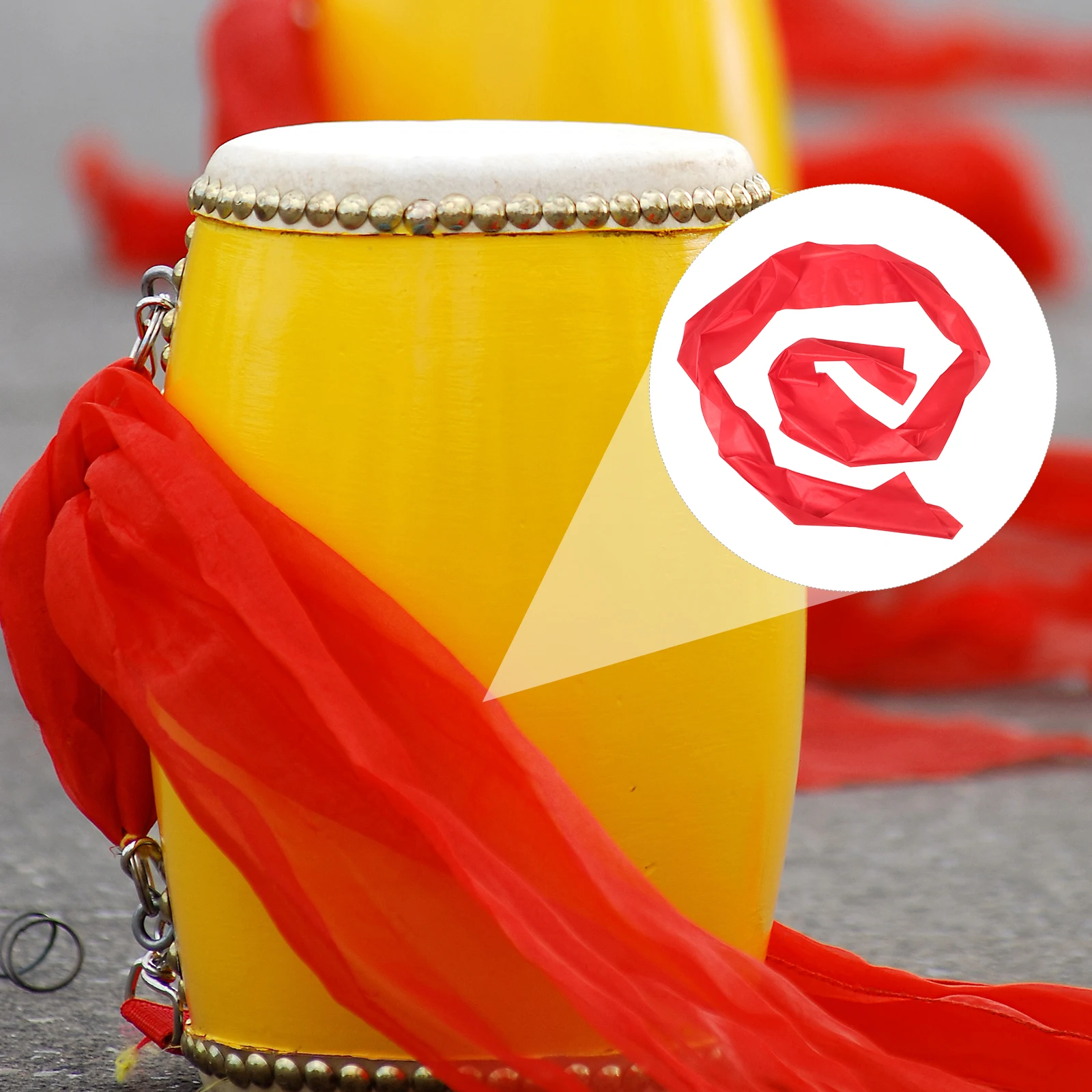 2pcs Red Silk Ribbon Waist Drum Sticks Portable Air Drumsticks Long Dance Sleeves Percussion Mallets Bamboo Drumsticks
2pcs Red Silk Ribbon Waist Drum Sticks Portable Air Drumsticks Long Dance Sleeves Percussion Mallets Bamboo Drumsticks