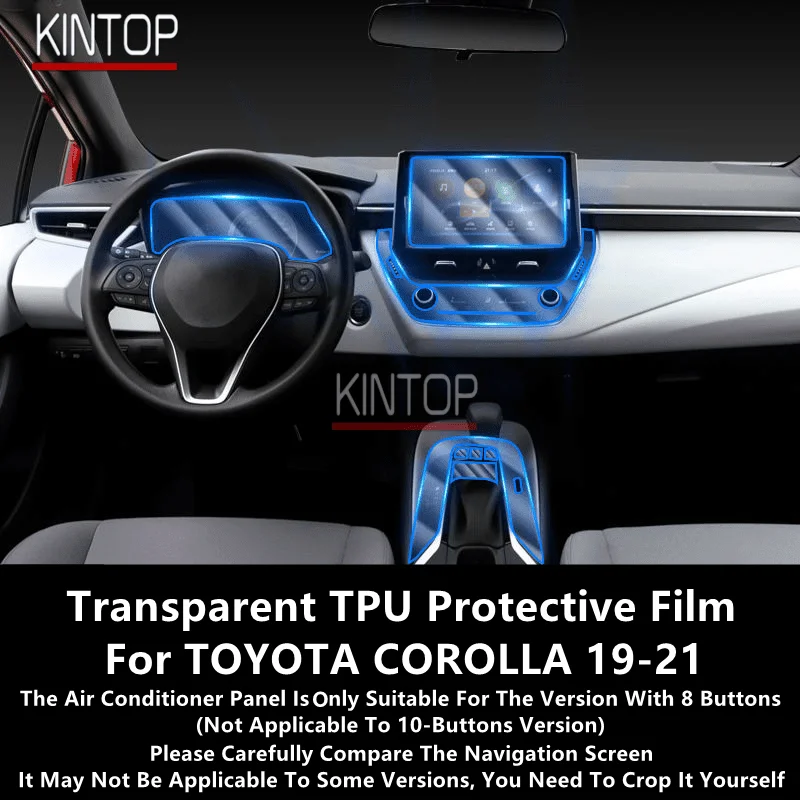 For TOYOTA COROLLA 19-21 Car Interior Center Console Transparent TPU Protective Film Anti-scratch Repair Film Accessories Refit
For TOYOTA COROLLA 19-21 Car Interior Center Console Transparent TPU Protective Film Anti-scratch Repair Film Accessories Refit