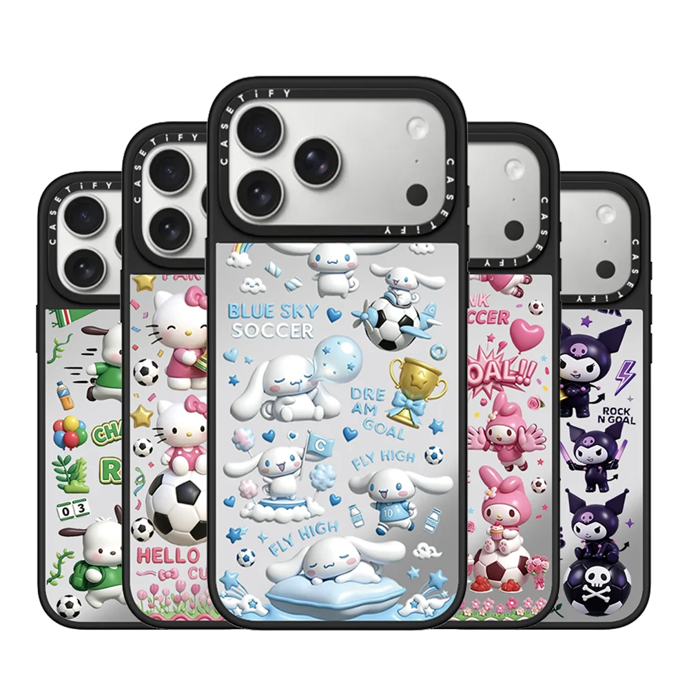 CASETiFY Co-brand Sanrio Sports Football Series Phone Case for iPhone 17 16 15 13 14 Pro Max Plus Air Magnetic Protect Cover
CASETiFY Co-brand Sanrio Sports Football Series Phone Case for iPhone 17 16 15 13 14 Pro Max Plus Air Magnetic Protect Cover