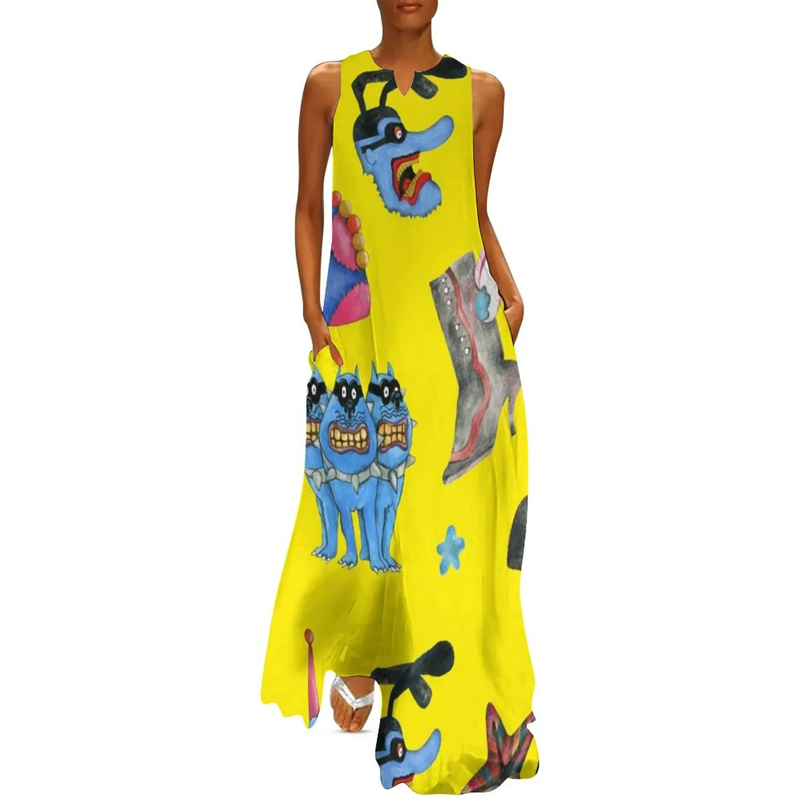 Yellow submarine blue meanies clown bulldog Long Dress dresses with long sleeves dresses for women clothing women summer 2025
Yellow submarine blue meanies clown bulldog Long Dress dresses with long sleeves dresses for women clothing women summer 2025