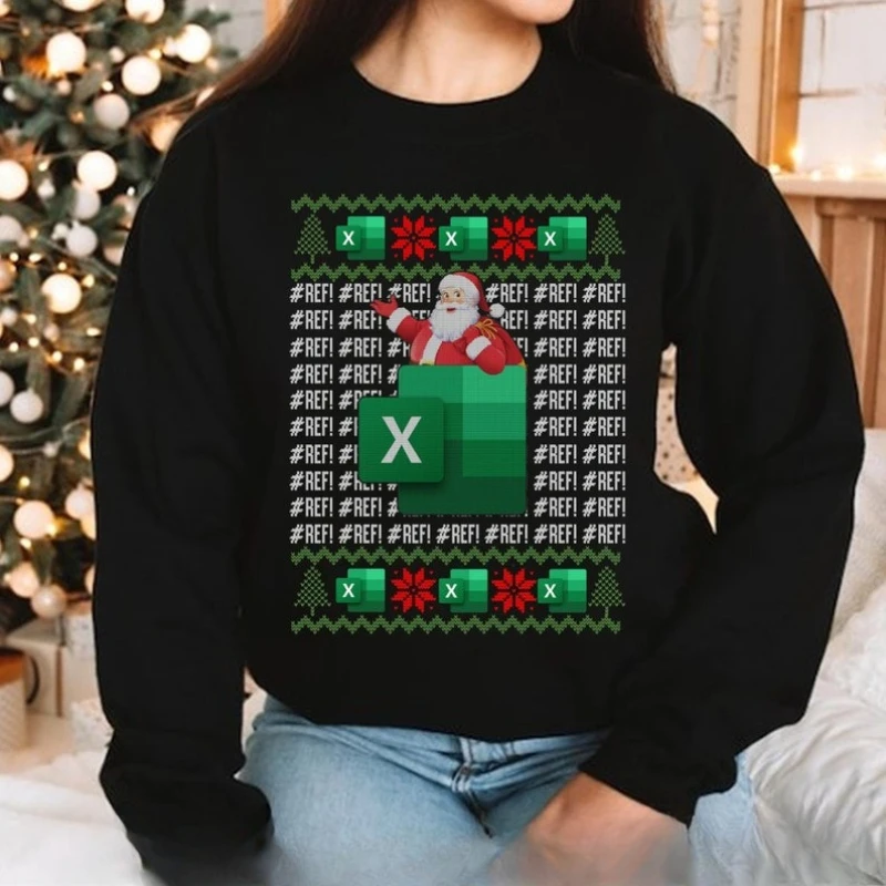 Excel REF Error Spreadsheet Ugly Christmas Hoodie Sweater Accountant Ugly Christmas Sweatshirt Accountant Christmas Hoodies Tops
Excel REF Error Spreadsheet Ugly Christmas Hoodie Sweater Accountant Ugly Christmas Sweatshirt Accountant Christmas Hoodies Tops