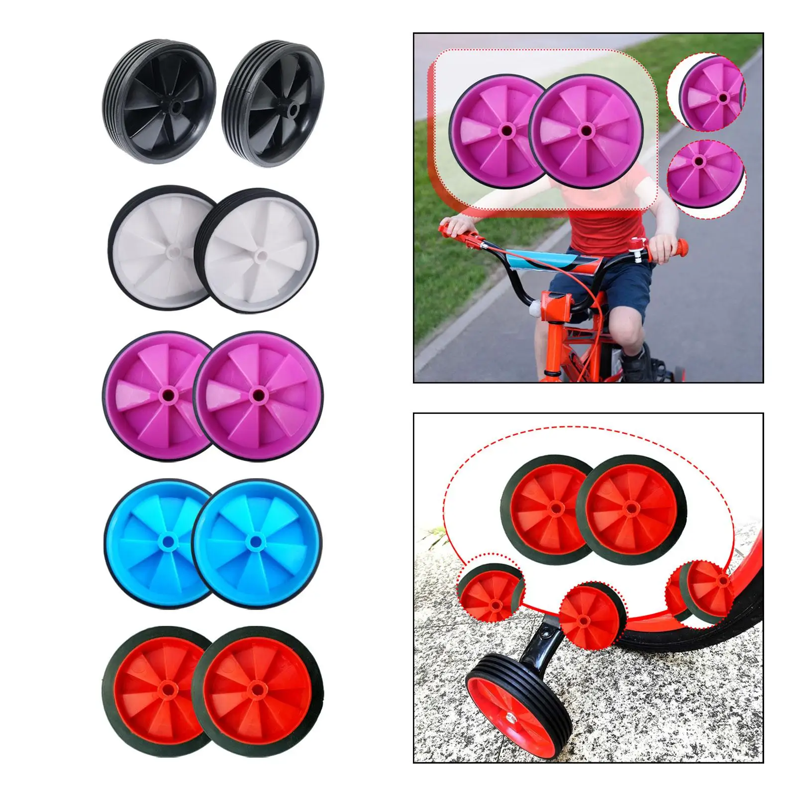 Bicycle Training Wheels for Kids Bike Support Rear Wheels Practical Low Noise 12 in to 20 in for Bicycling Biking Accessories
Bicycle Training Wheels for Kids Bike Support Rear Wheels Practical Low Noise 12 in to 20 in for Bicycling Biking Accessories