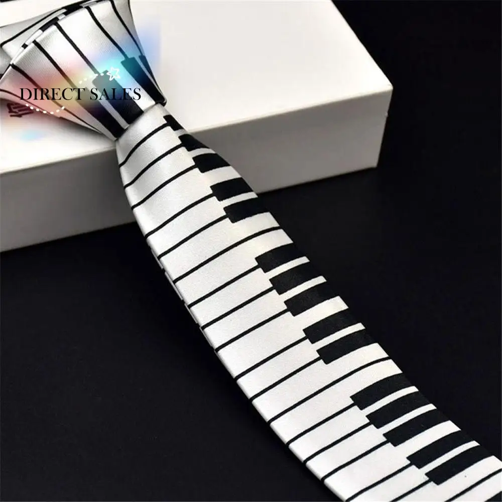 Подарки для мужчин, модное нарядное платье, галстук с клавиатурой фортепиано, музыкальный галстук, узкий галстук, черный и белый
Подарки для мужчин, модное нарядное платье, галстук с клавиатурой фортепиано, музыкальный галстук, узкий галстук, черный и белый