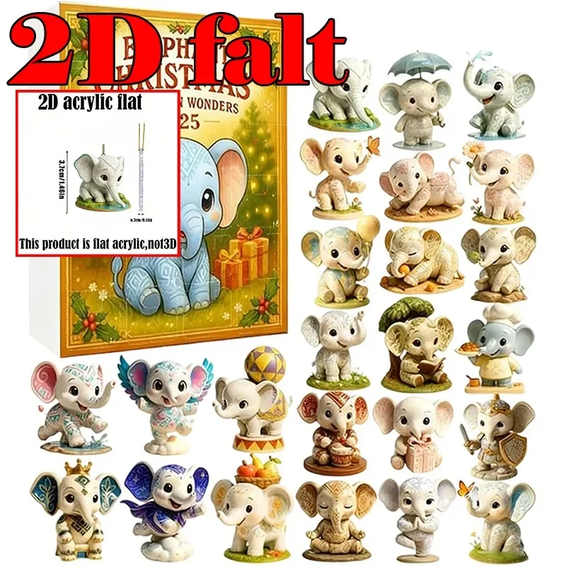 lephant Christmas Countdown Wonders 2025 24 Days Acrylic Christmas Advent Calendar with Mini Elephant Ornaments
lephant Christmas Countdown Wonders 2025 24 Days Acrylic Christmas Advent Calendar with Mini Elephant Ornaments