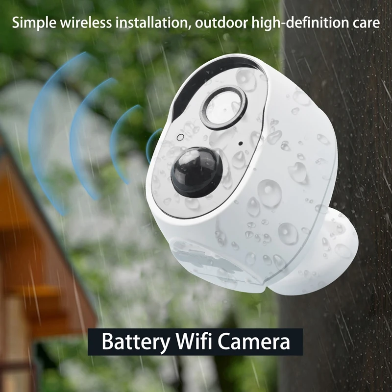 1080P Wifi Camera Rechargeable Battery Wireless Security IP Camera PIR Motion Detect Waterproof Outdoor Surveillance Cam-ABVK
1080P Wifi Camera Rechargeable Battery Wireless Security IP Camera PIR Motion Detect Waterproof Outdoor Surveillance Cam-ABVK
