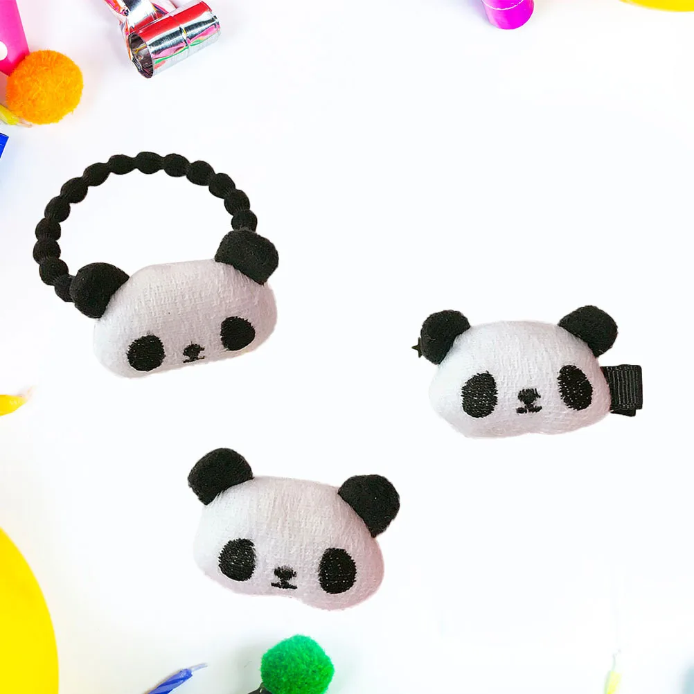 3Pcs Panda Hair Tie Brooch Hair Clip Set Kids Girls Dress Up Accessories Easy Match Panda Brooch Kids Dress Up Accessory
3Pcs Panda Hair Tie Brooch Hair Clip Set Kids Girls Dress Up Accessories Easy Match Panda Brooch Kids Dress Up Accessory