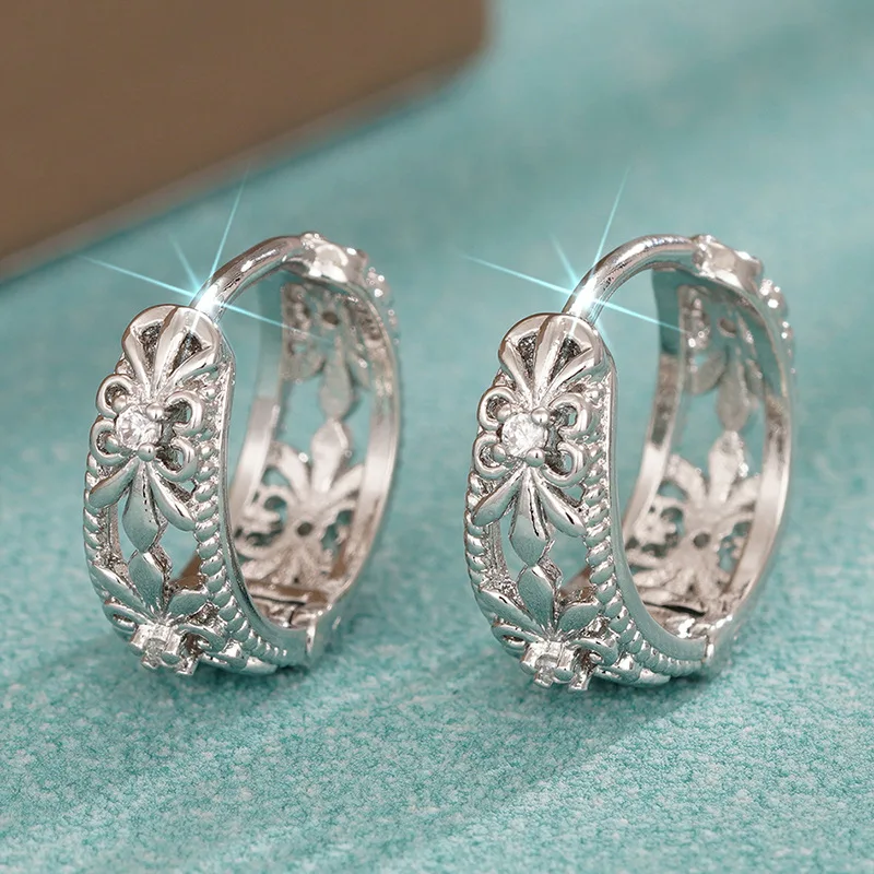 HIBRIDE 2025 Exquisite Light Luxury Earrings Everyday Women's Accessories Jewellery for Dubai Festivals Wedding Gifts E329 
HIBRIDE 2025 Exquisite Light Luxury Earrings Everyday Women's Accessories Jewellery for Dubai Festivals Wedding Gifts E329