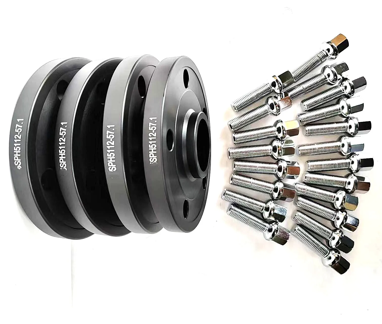 2x 1 Inch (25mm) 5x112 57.1mm CB 14x1.5 ball bolts Hubcentric Wheel Spacers for kodiaq golf Volkswagen Golf Tiguan.Skoda super b
2x 1 Inch (25mm) 5x112 57.1mm CB 14x1.5 ball bolts Hubcentric Wheel Spacers for kodiaq golf Volkswagen Golf Tiguan.Skoda super b