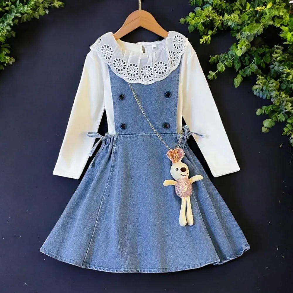 Girls Dresses Kids Clothes for Teenager Plaid Preppy School Uniform Autumn Shirt & Dress 2pcs Children Costumes 8 10 12 13 Years
Girls Dresses Kids Clothes for Teenager Plaid Preppy School Uniform Autumn Shirt & Dress 2pcs Children Costumes 8 10 12 13 Years
