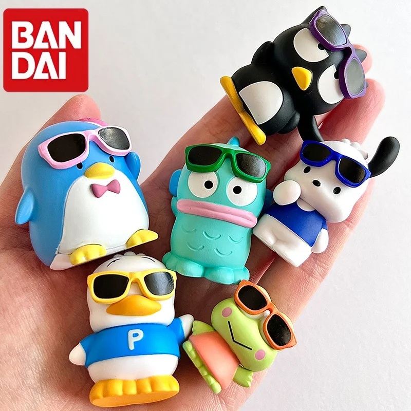 Bandai Sanrio Original Gashapon Figure with Sunglasses Cute Cartoon Animal Kawaii Collectible Action Figure for Desk Decoration
Bandai Sanrio Original Gashapon Figure with Sunglasses Cute Cartoon Animal Kawaii Collectible Action Figure for Desk Decoration