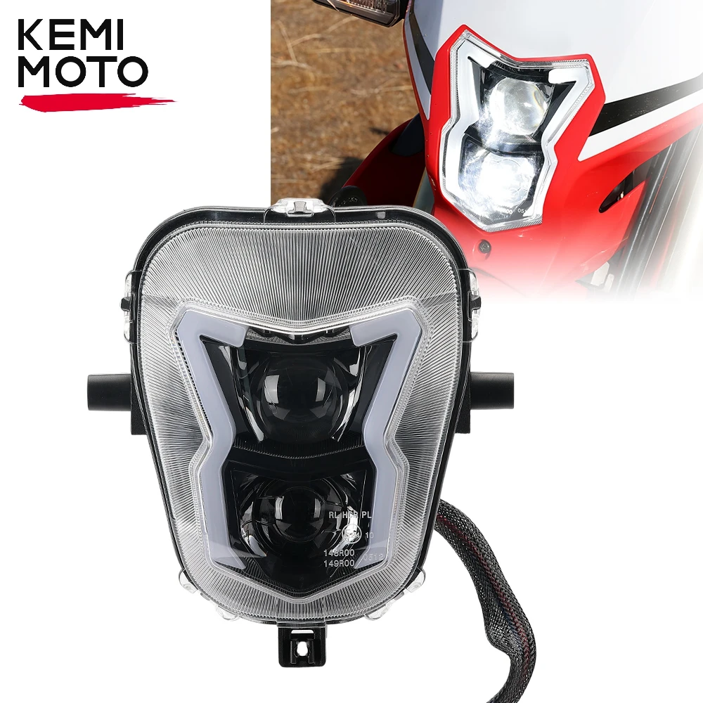 CRF450 250 Передняя светодиодная фара для мотоцикла Honda CRF450L CRF450XR CRF 125 110 250 R/F/L/RX 450-2019
CRF450 250 Передняя светодиодная фара для мотоцикла Honda CRF450L CRF450XR CRF 125 110 250 R/F/L/RX 450-2019