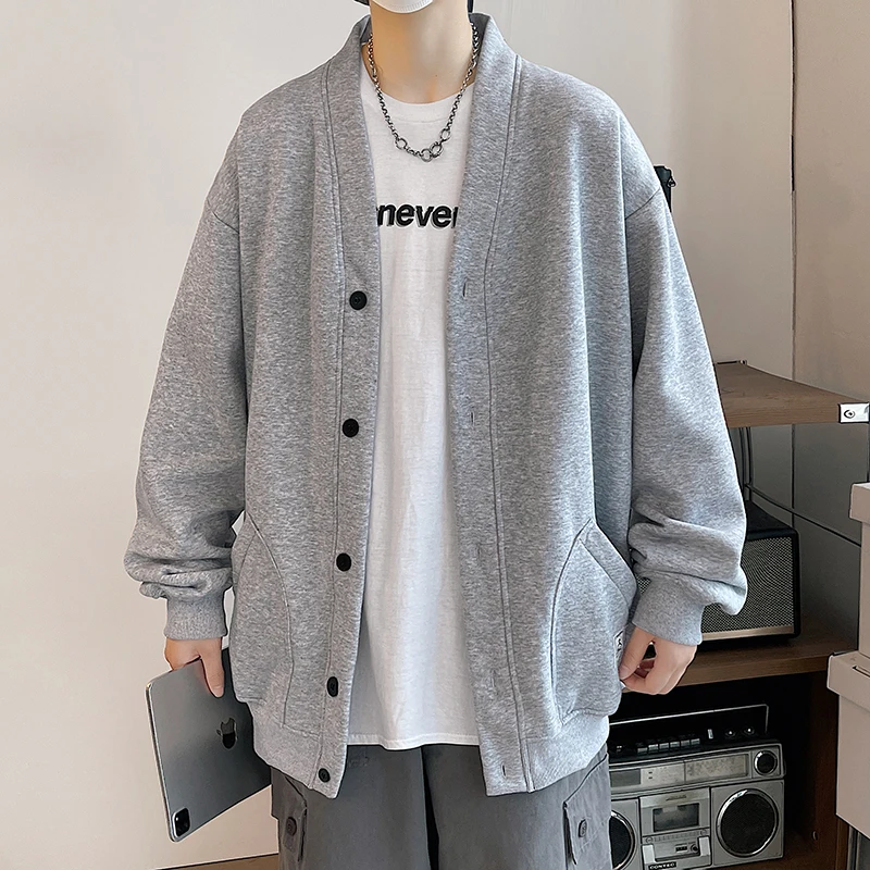 Autumn Spring 2025 Hoodie Sweatshirt Men's Hip Hop Loose Black Grey Cardigan Streetwear Casual Fashion Clothes OverSize S-5XL
Autumn Spring 2025 Hoodie Sweatshirt Men's Hip Hop Loose Black Grey Cardigan Streetwear Casual Fashion Clothes OverSize S-5XL