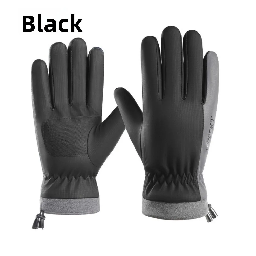 Thickened Fleece Winter Gloves Touchscreen Compatible Windproof Full Finger Mittens Warmth Cold Proof Motorcycle Gloves
Thickened Fleece Winter Gloves Touchscreen Compatible Windproof Full Finger Mittens Warmth Cold Proof Motorcycle Gloves