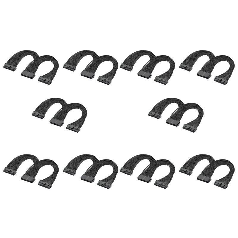 10X Dual PSU Power Supply 24-Pin ATX Motherboard Splitter Cable,24Pin(20+4) For ATX Motherboard Extension Cable
10X Dual PSU Power Supply 24-Pin ATX Motherboard Splitter Cable,24Pin(20+4) For ATX Motherboard Extension Cable