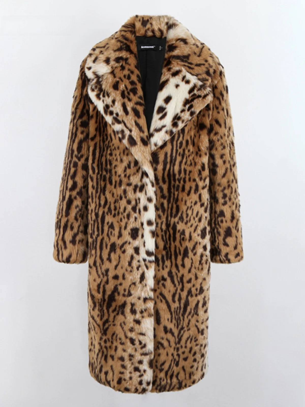 Пальто Nerazzurri свободного кроя с леопардовым принтом из экологичного меха, женское, длинное, в корейском стиле, комфортное, теплое, для повседневной носки на улице, молодежное
Пальто Nerazzurri свободного кроя с леопардовым принтом из экологичного меха, женское, длинное, в корейском стиле, комфортное, теплое, для повседневной носки на улице, молодежное