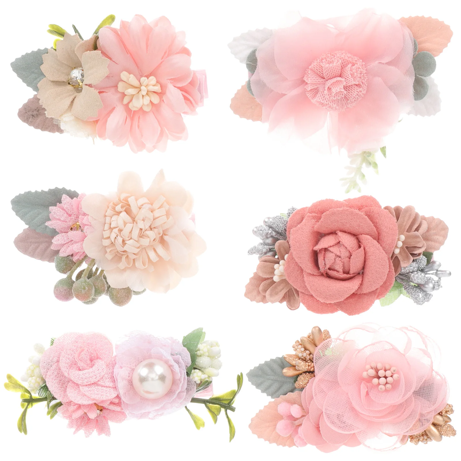 6 Pcs Girls Hair Clips Fabric Flower Accessories Durable Alligator Clips Bright Colors Baby Toddler Floral Barrettes
6 Pcs Girls Hair Clips Fabric Flower Accessories Durable Alligator Clips Bright Colors Baby Toddler Floral Barrettes