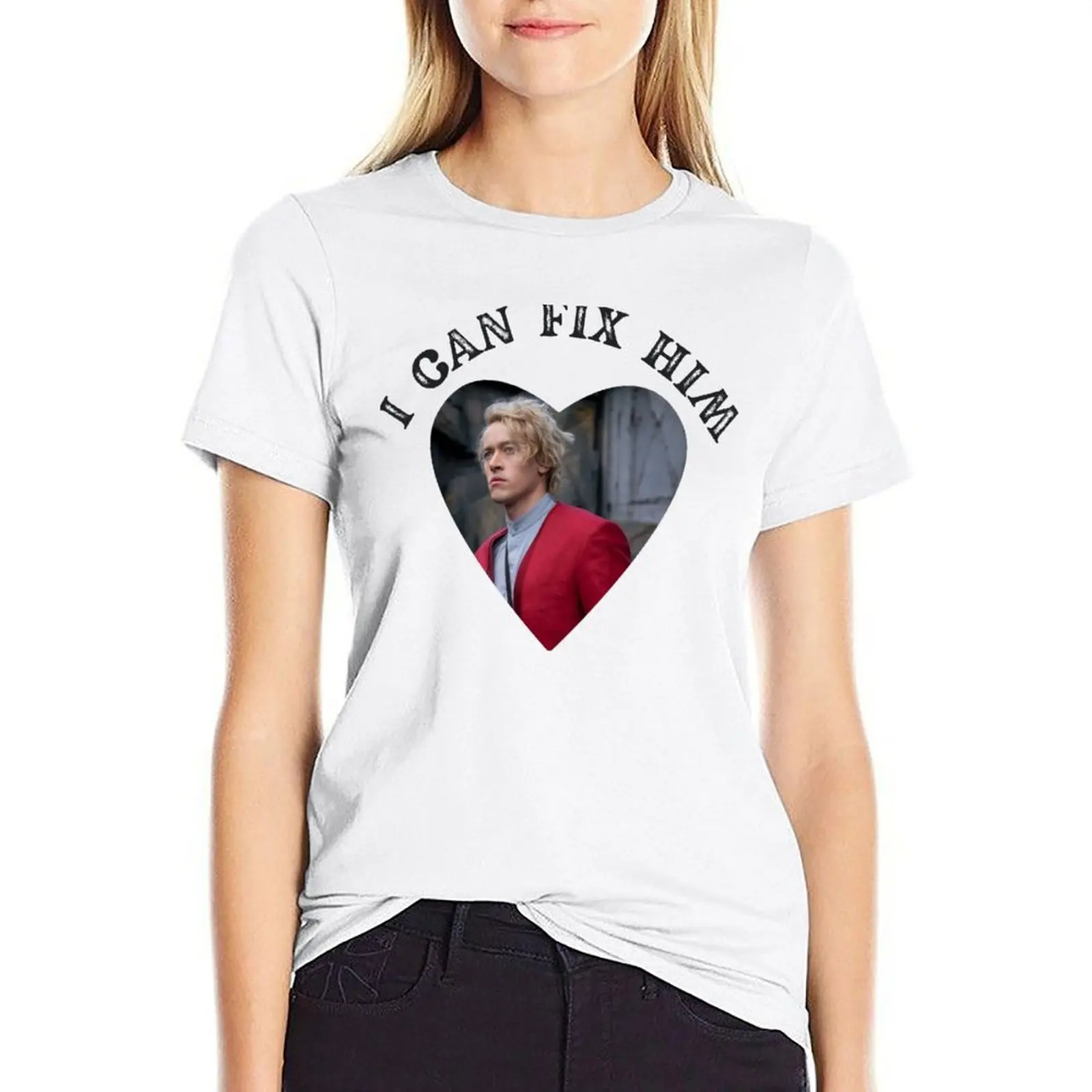 Coriolanus Snow I can fix him T-shirt plus size tops lady clothes plus size t shirts for Women loose fit
Coriolanus Snow I can fix him T-shirt plus size tops lady clothes plus size t shirts for Women loose fit
