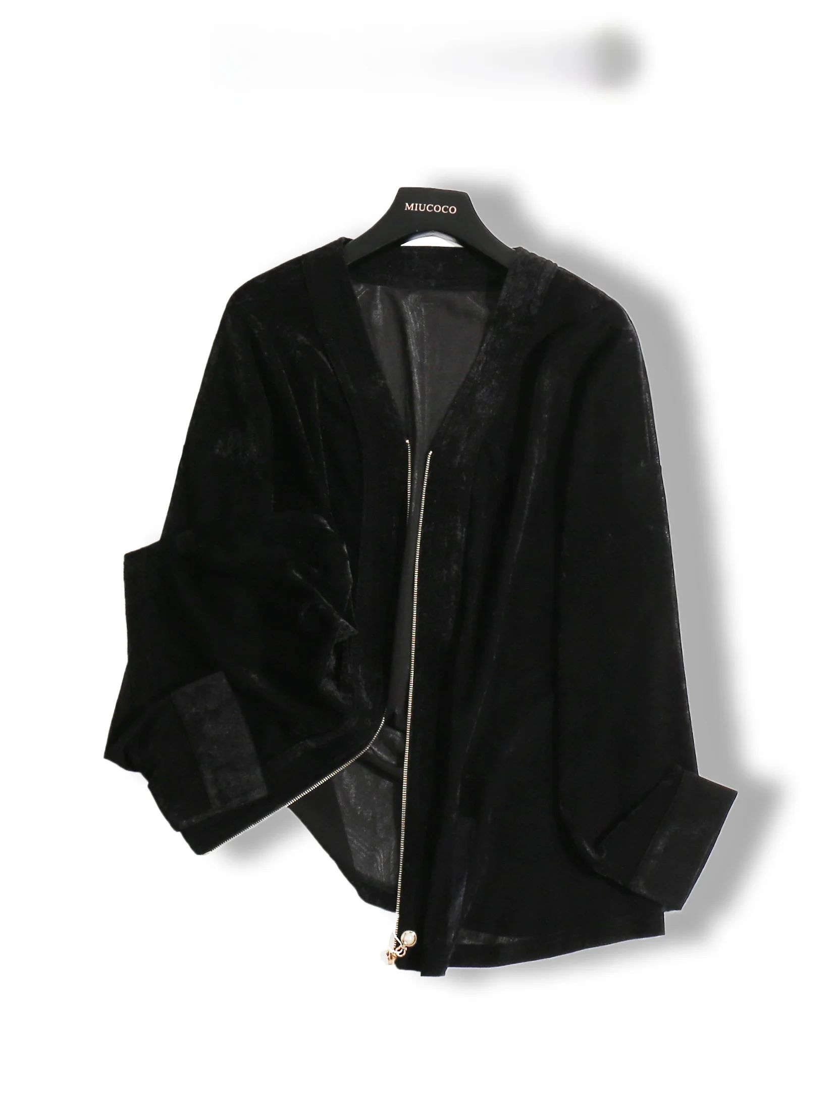 Commute Fashion Loose Black Hollow out Zipper Stand Collar Air Conditioning Short Outerwear Handmade V-Neck Long Sl...
Commute Fashion Loose Black Hollow out Zipper Stand Collar Air Conditioning Short Outerwear Handmade V-Neck Long Sl...