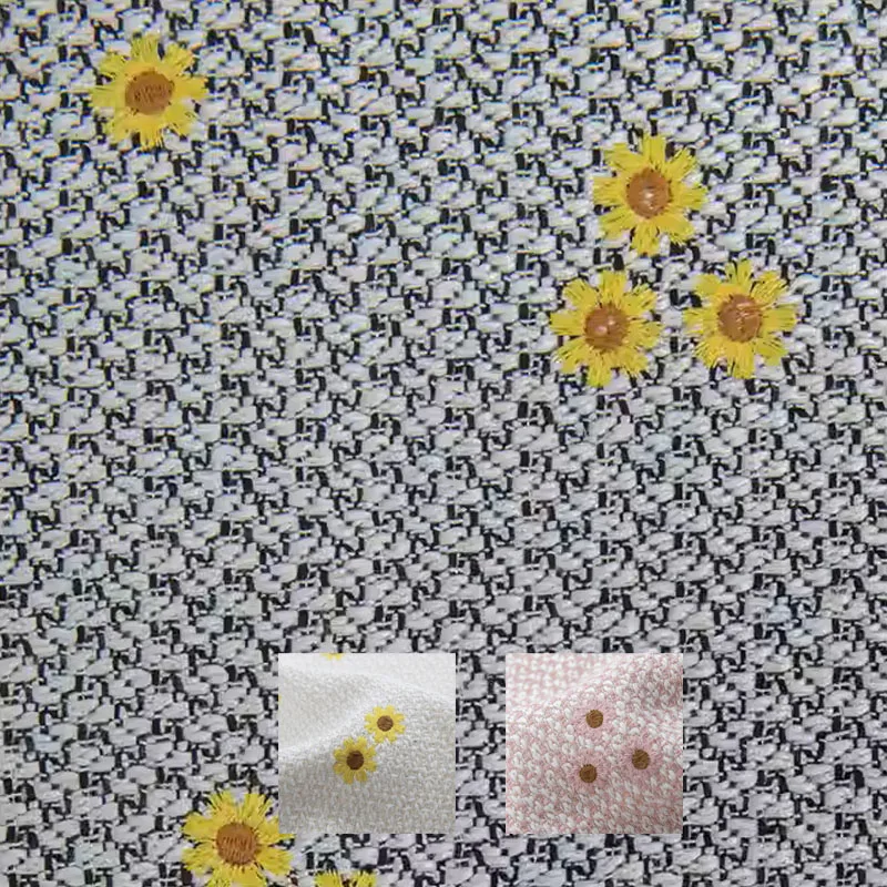 Желтый цветок, окрашенная в пряже плетеная твидовая ткань для женской куртки, платья, костюма, пальто, ткань «сделай сам», швейный материал
Желтый цветок, окрашенная в пряже плетеная твидовая ткань для женской куртки, платья, костюма, пальто, ткань «сделай сам», швейный материал