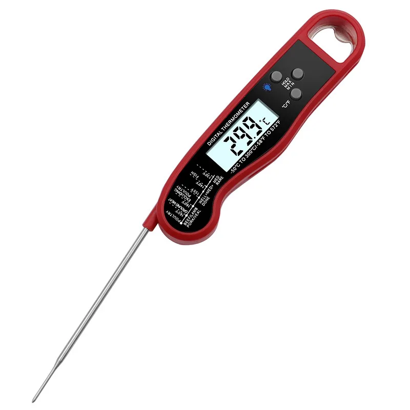 10PCS Folding Barbecue Thermometer Measuring Temperature Range: - 50-300 Electronic Waterproof Probe Digital Thermometer
10PCS Folding Barbecue Thermometer Measuring Temperature Range: - 50-300 Electronic Waterproof Probe Digital Thermometer