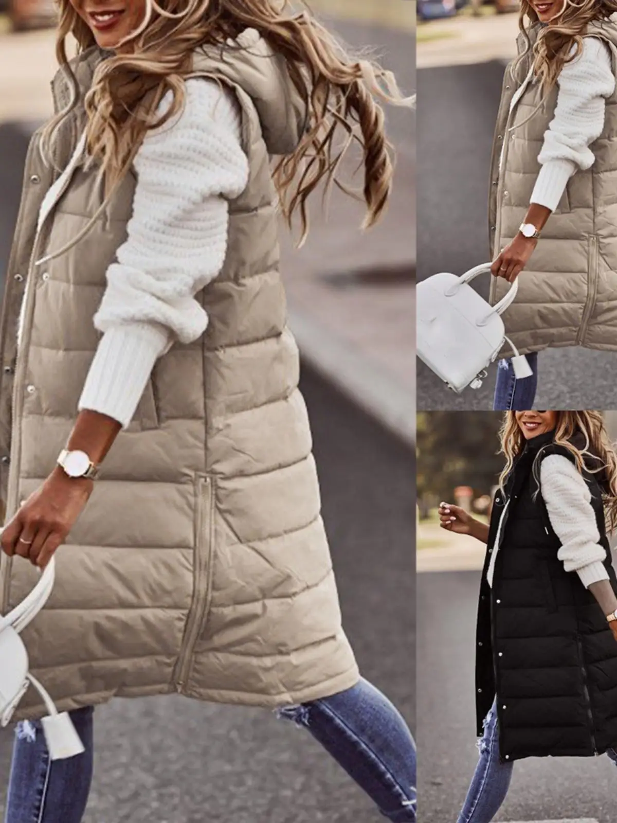 Ele однотонный длинный хлопковый жилет с капюшоном на одной пуговице, облегающий открытый кардиган, верхняя одежда, топ Quali, китайский производитель 
Ele однотонный длинный хлопковый жилет с капюшоном на одной пуговице, облегающий открытый кардиган, верхняя одежда, топ Quali, китайский производитель