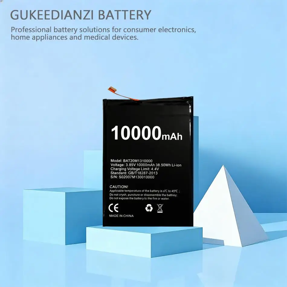 Высокопроизводительная батарея для мобильного телефона 10000 мАч для Doogee S88 Pro BAT20M1310000
Высокопроизводительная батарея для мобильного телефона 10000 мАч для Doogee S88 Pro BAT20M1310000