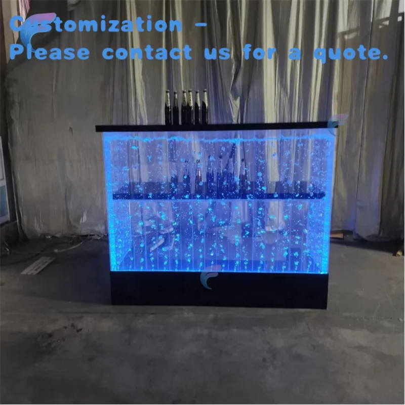 custom.Customized Led Bubble Fountain Bar Counter Design Plastic Null Commercial Furniture Led Glass Bar Table RGB- Colo
custom.Customized Led Bubble Fountain Bar Counter Design Plastic Null Commercial Furniture Led Glass Bar Table RGB- Colo
