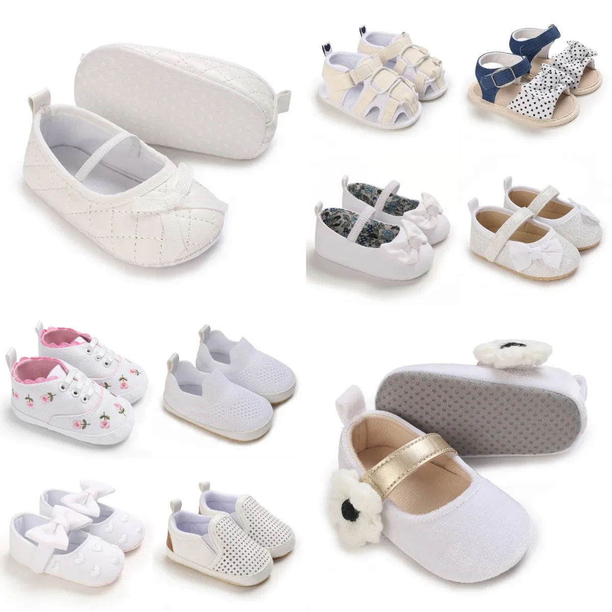 0-1 Year Old Baby Girl And Boys Summer Sandals 0-12 Months First Walkers Bow Soft Sole Casual Fashion Comfortable
0-1 Year Old Baby Girl And Boys Summer Sandals 0-12 Months First Walkers Bow Soft Sole Casual Fashion Comfortable