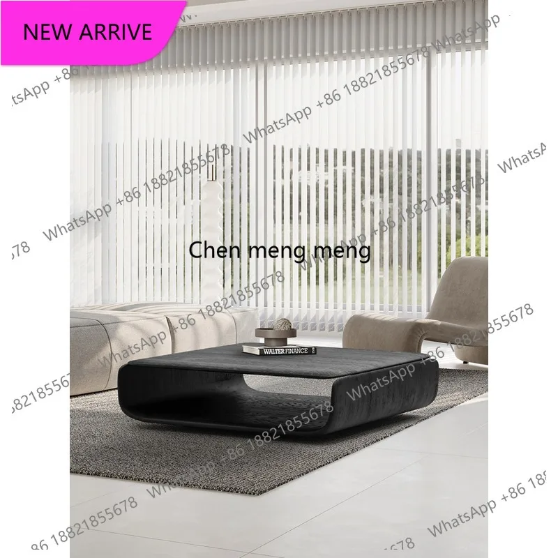 cqy Italian minimalist creative square solid wood coffee table high-end designer living room hollow table
cqy Italian minimalist creative square solid wood coffee table high-end designer living room hollow table