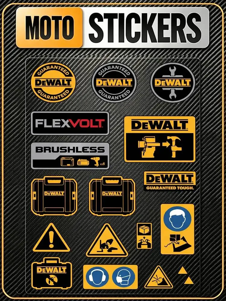 For DEWALT All Purpose Reflective Waterproof Scratch Blocker Decal Car Bike Helmet Cup Refrigerator Decorative Stickers
For DEWALT All Purpose Reflective Waterproof Scratch Blocker Decal Car Bike Helmet Cup Refrigerator Decorative Stickers