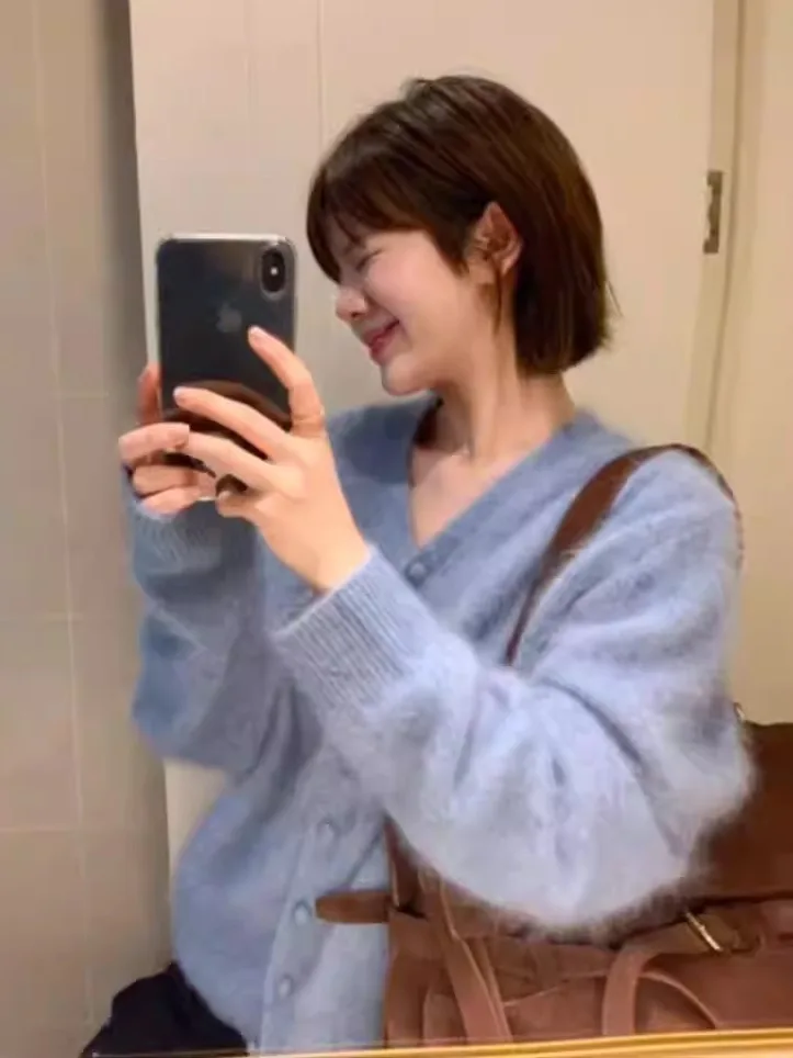 Японский вязаный свитер Sle V-Ne Long Sve, женский свободный мягкий осенне-зимний кардиган, повседневный, удобный, модный
Японский вязаный свитер Sle V-Ne Long Sve, женский свободный мягкий осенне-зимний кардиган, повседневный, удобный, модный