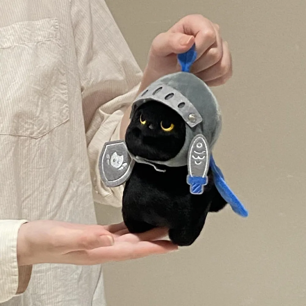 Decoration Shield Knight Cat Plush Doll Silly Cute Cat Plush Toy Cartoon Soft Black Cat Stuffed Toy Children
Decoration Shield Knight Cat Plush Doll Silly Cute Cat Plush Toy Cartoon Soft Black Cat Stuffed Toy Children