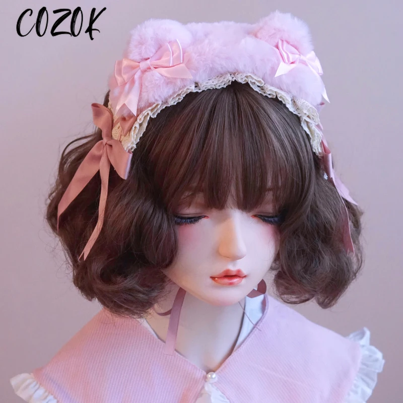 Cute Original Handmade Bear Headband Lolita KC BNT Animal Ear Female Girls Hairband Autumn Winter Headwear
Cute Original Handmade Bear Headband Lolita KC BNT Animal Ear Female Girls Hairband Autumn Winter Headwear