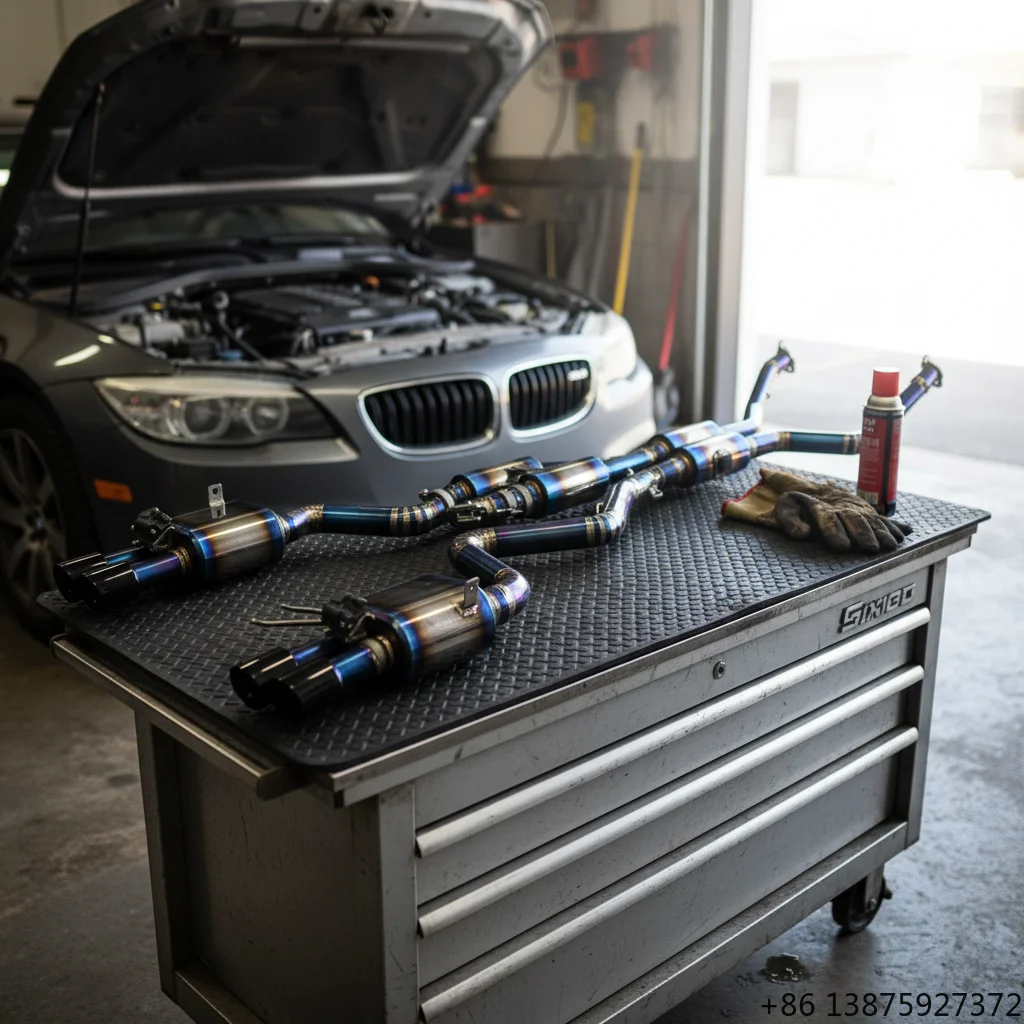Для BMW M3 E90/E92/E93 4.0л 2007-2013: Индивидуальная титановая выхлопная система Valvetronic с 4 выходами (Catback)
Для BMW M3 E90/E92/E93 4.0л 2007-2013: Индивидуальная титановая выхлопная система Valvetronic с 4 выходами (Catback)